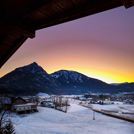Apartment Sunset Am Wolfgangsee Strobl Bagian luar foto