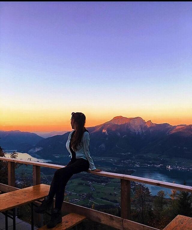Apartment Sunset Am Wolfgangsee Strobl Bagian luar foto