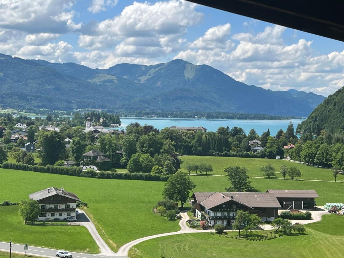 Apartment Sunset Am Wolfgangsee Strobl Bagian luar foto